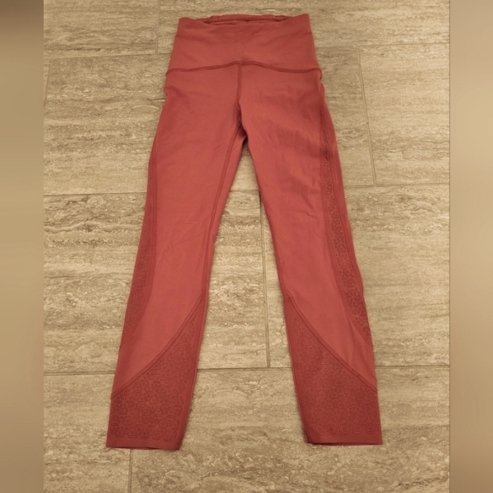 Lululemon Rose Pink Full Length Leggings - sz 2